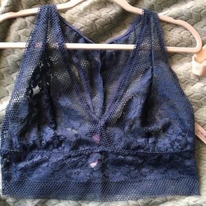 Blue Bralett from Adore Me! 1x (even though it says 3x on the tag) new with tags